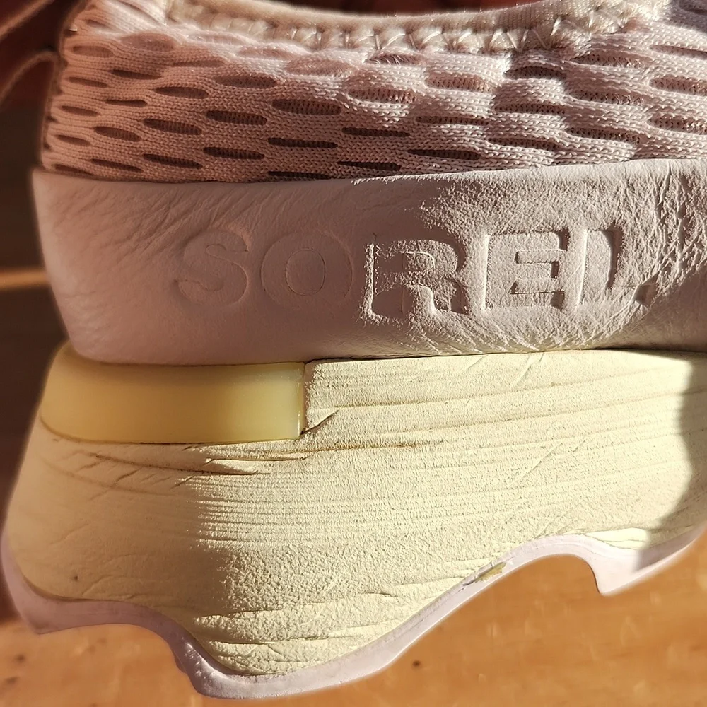 Sorel Women's Beige and Yellow Sneakers - Picture 4 of 7